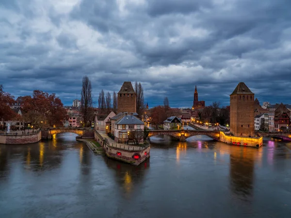 Ponts Couverts Strasbourg France — Stock fotografie