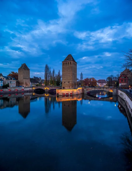 Ponts Couverts Strasbourg França — Fotografia de Stock