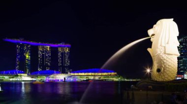 Singapur ışık ve su Spectra Marina Bay Sands adlı göster 