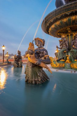 Fontaine Place de la Concorde, Paris Fransa