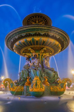 Fontaine Place de la Concorde, Paris Fransa