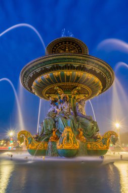 Fontaine Place de la Concorde, Paris Fransa