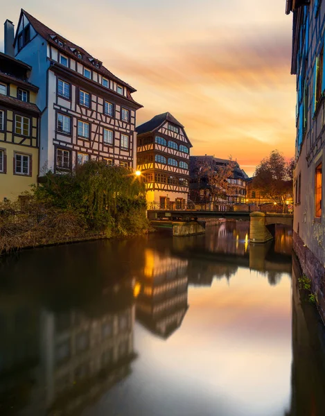 Petite France Area Estrasburgo Alsácia — Fotografia de Stock