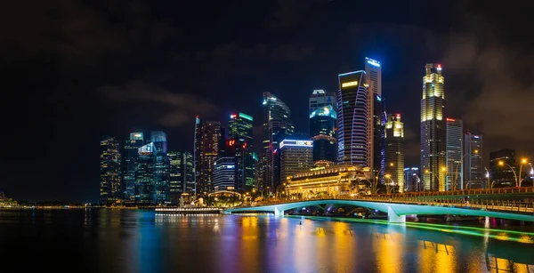 Сінгапур Сінгапур Квітня 2018 Видом Панораму Сінгапуру Міста Який Знаковим — стокове фото