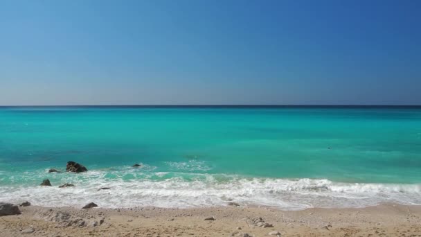 Playa Lefkas Grecia — Vídeo de stock