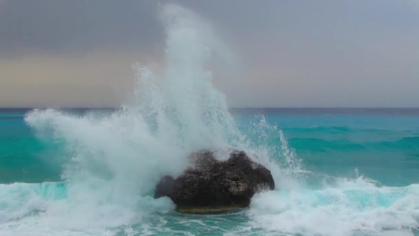 レフカダ島のイオニア海の島 — ストック動画