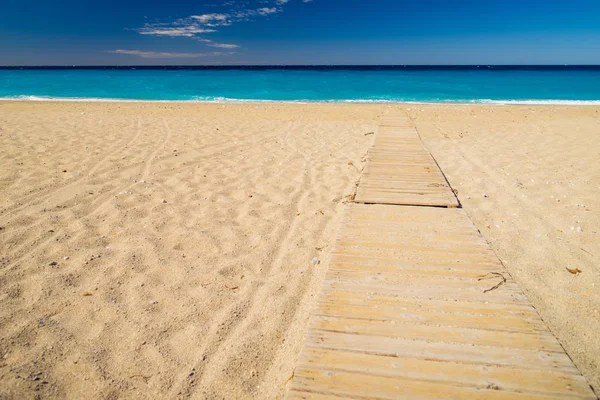 Plage Kathisma Lefkada Île Grèce — Photo