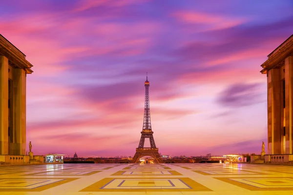 Praça Tracadero em Paris — Fotografia de Stock