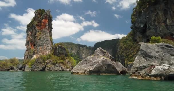 Παραλία Railay Στο Krabi Ταϊλάνδη — Αρχείο Βίντεο