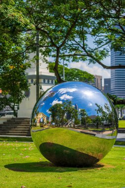 Dev ayna küre top Singapur City 