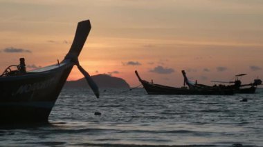 Sunset Beach deki Ao Nang Krabi Thailand