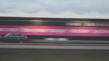 Yüksek hızlı tren seyahat Fransa'da