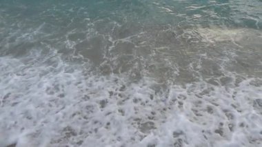 Lefkas adasında vahşi Iyon Denizi Yunanistan