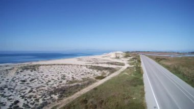 Yunanistan 'daki Lefkas adasının drone görünümü