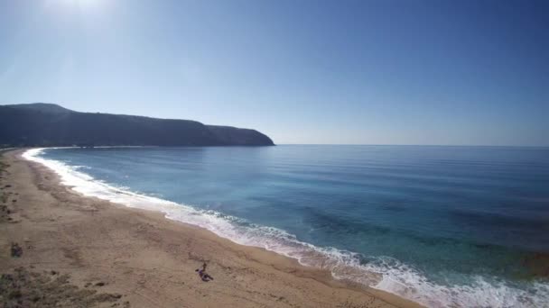 Drohnen Ansicht Der Insel Lefkas Griechenland — Stockvideo