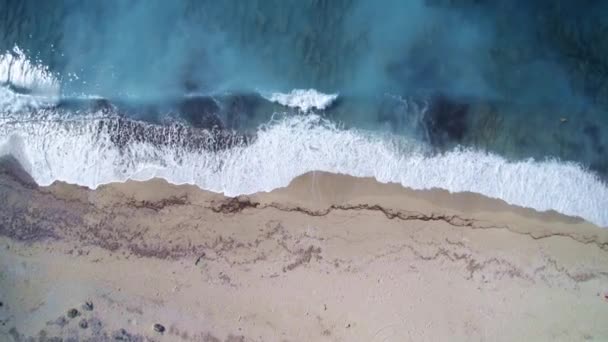 Vista Drone Ilha Lefkas Grécia — Vídeo de Stock