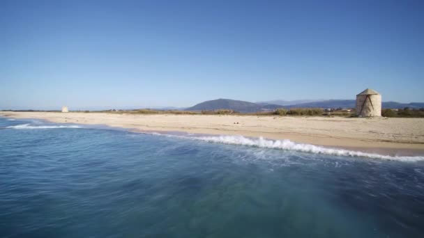 Drohnenblick Auf Der Griechischen Insel Lefkas — Stockvideo
