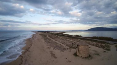 Yunanistan'ın Lefkas adasında drone görünümü