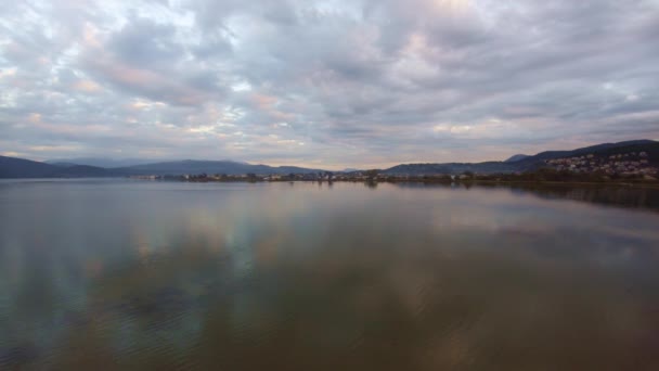 Vista Drone Ilha Lefkas Grécia — Vídeo de Stock