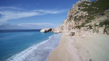 Yunanistan'ın Lefkas adasında drone görünümü