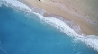 Yunanistan'ın Lefkas adasında drone görünümü