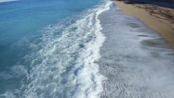 Vue Par Drone Sur Île Lefkas Grèce — Video