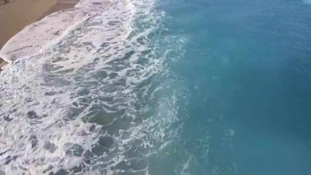 Drohnenblick Auf Der Griechischen Insel Lefkas — Stockvideo