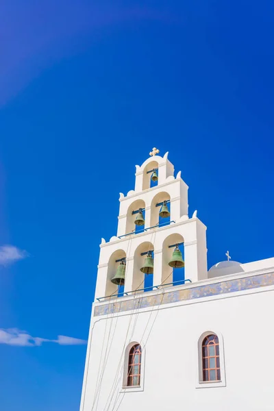 Pohled na Oia Santoríni Řecko — Stock fotografie