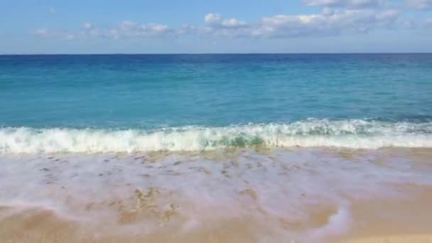 Erstaunliche Griechische Ionische Strand Drohnenaufnahmen — Stockvideo