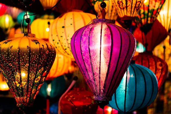 Lanterna tradicional em Hoi An vietnam — Fotografia de Stock