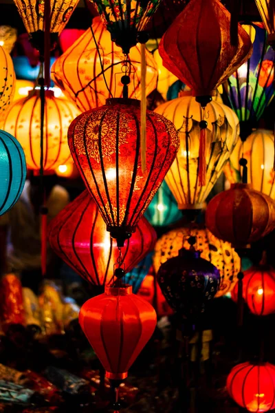 Traditionnal lámpa a Hoi An Vietnam — Stock Fotó