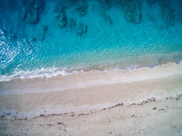 Drone-weergave van Kathisma-strand — Stockfoto