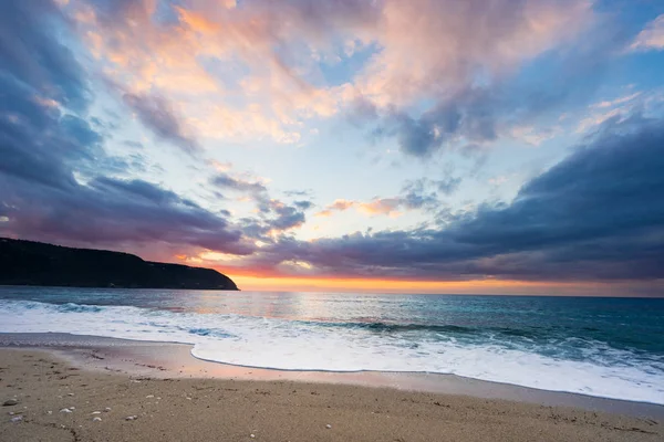 Іонічне Море Заході Сонця — стокове фото