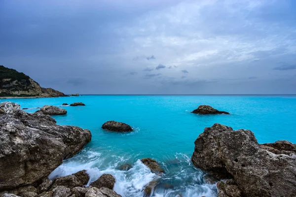 Παραλία Άγιος Νικήτας στο νησί της Λευκάδας — Φωτογραφία Αρχείου