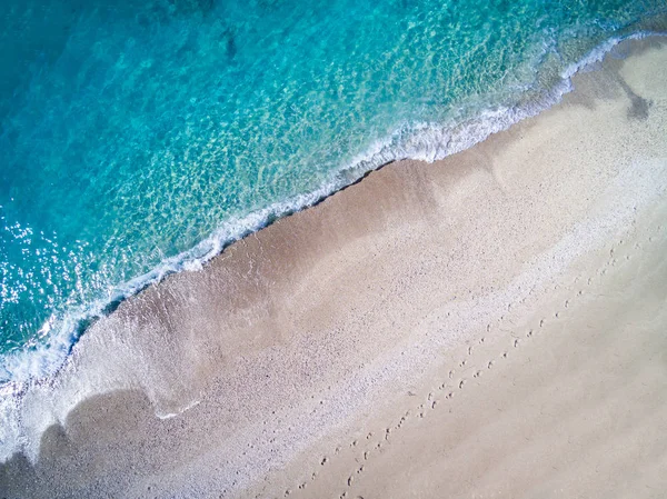 Vue par drone de la plage de Kathisma — Photo