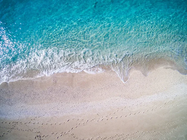 Drone vista sulla spiaggia di Kathisma — Foto Stock