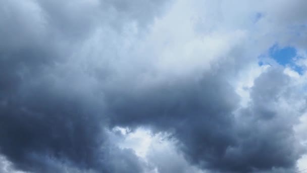Céu Moody Cloudscape Função Tempo — Vídeo de Stock