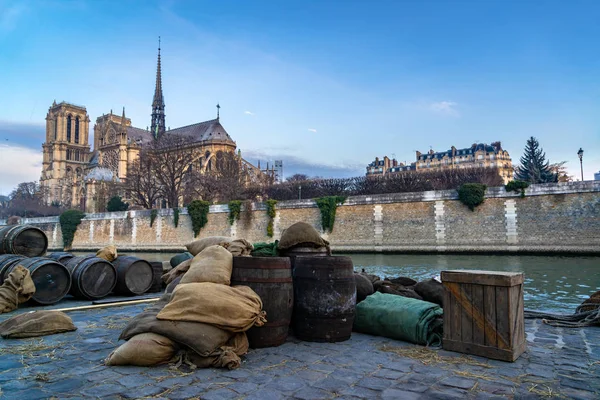 Notre Dame de Paris Katedrális — Stock Fotó