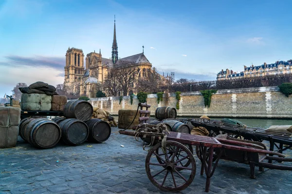 Notre Dame de Paris Katedrális — Stock Fotó