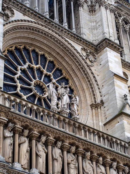 Statue at Notre dame Paris — Stock Photo, Image