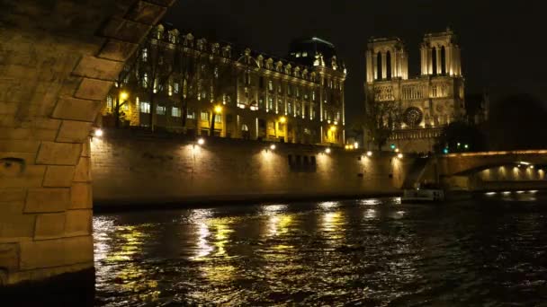 Notre Dame Paris Cathedral — Stock Video