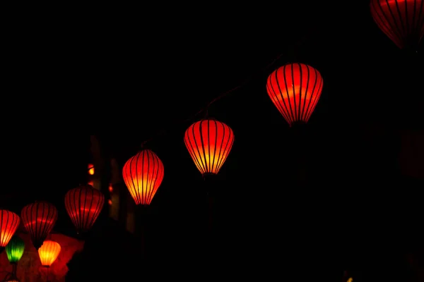 Traditionnal lámpa a Hoi An Vietnam — Stock Fotó