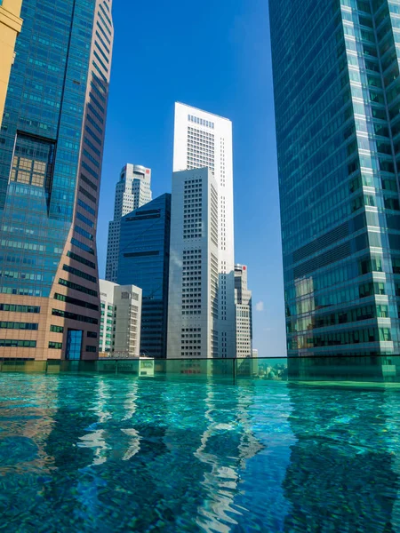 Piscina em Singapura — Fotografia de Stock