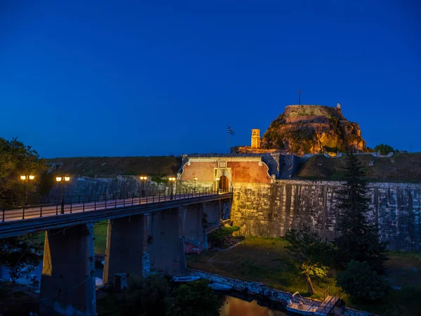 Vecchio castello della città di Corfù — Foto Stock