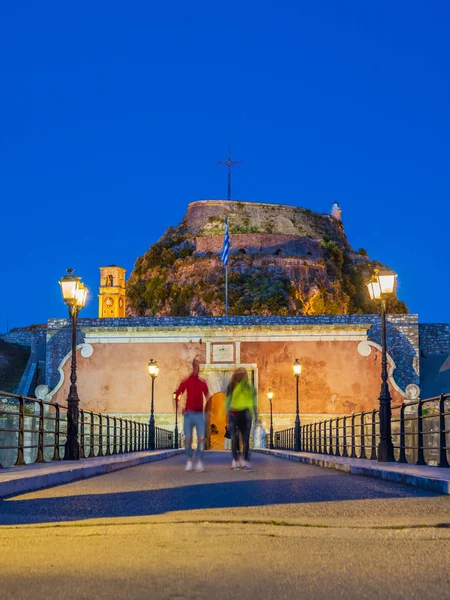 Oude kasteel van Corfu stad — Stockfoto