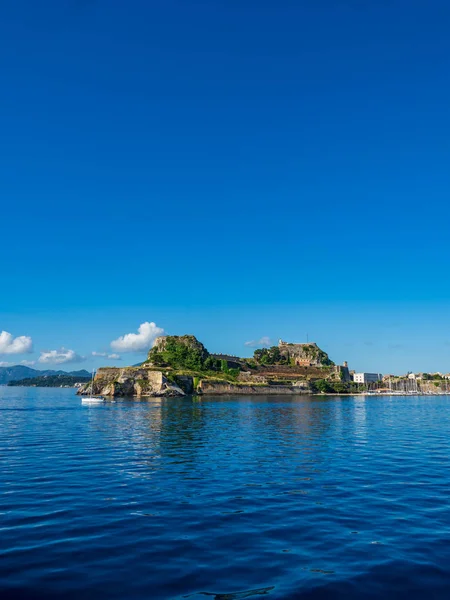 Velho castelo de Corfu cidade — Fotografia de Stock