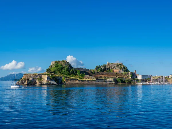 Velho castelo de Corfu cidade — Fotografia de Stock