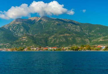 Nidri 'nin Lefkas' taki görüntüsü 