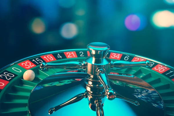 Roulette table close up at the Casino - Selective Focus