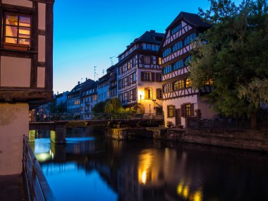 Strazburg Alsace 'deki Petite France bölgesi